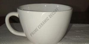 White Ceramic Barista Coffee Cup