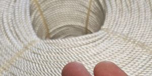 2mm White Resham Rope