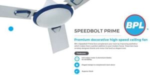 1200 Mm Bpl Speed Bolt Prime Ceiling Fan