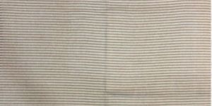 Off-white Striped Pattern Acrylic Wool Shawl