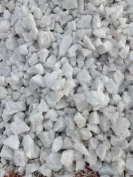 crystal white feldspar mineral lumps