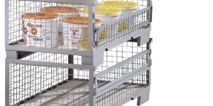 Collapsible Stackable Bin Container