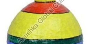 Decorative Multi Colour Paper Mache Flower Vase