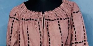 100% Cotton Peach Womens Cotton Tops