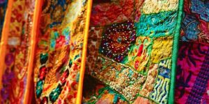 Bandhej Print Fabric