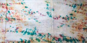 Printed Tie Dye Shibori Print Fabric, For Garments