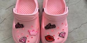 Kids Baby Pink EVA Crocs
