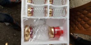 Glass Carafe Jug Set