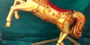 Decorative Fibre Horse Statue