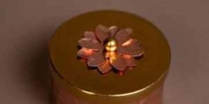 Round Hammered Dry Fruit Box