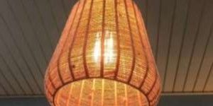 Bohemian Woven Rattan Pendant Light