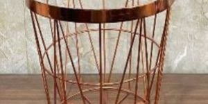 Iron Copper Plated Wire Basket