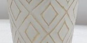 Iron Round Outdoor Planter