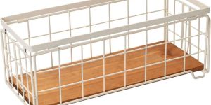 Iron Wire Basket With Base