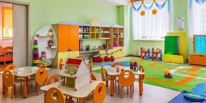 Kids Playroom Table Chair Set