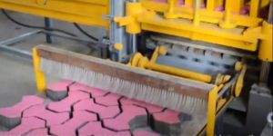 Pink Paver Block Making Plant