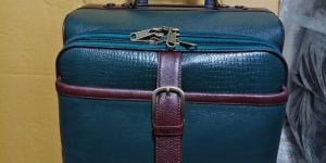 Leather Travel Trolley Bags