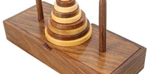 Wooden Ring Maze Puzzle