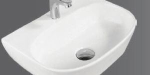 White Ceramic Wall Hung Wash Basin
