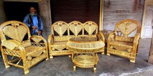 satyam oraon bamboo sofa set