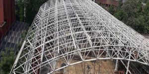 Steel Entrance Canopies Space Frame Structure