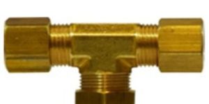 Brass Compression Tee