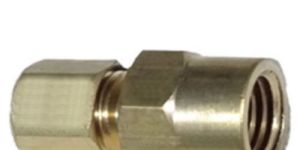 Brass Compression X Female Pipe Coupling