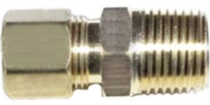 Brass Compression X Male Pipe Coupling