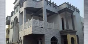 10 Feet White Outside GRC Cornice