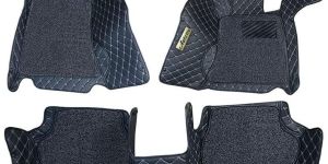 Black 7D Car Floor Mat