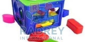 Multicolor Shape Sorter Puzzle Magic Cube