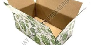 Leaves Printed Corrugated Packaging Box