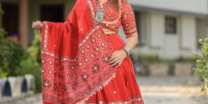 Women's Festive Embroidered Lehenga Choli