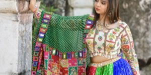 Women's Multicolor Traditional Bandhani Chaniya Choli