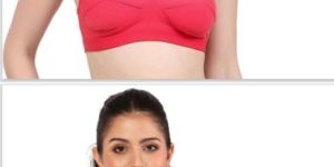 Ladies Cotton Blend Sports Bra