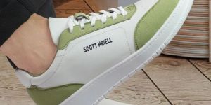 Mens M1065 Green & White Synthetic Casual Shoes