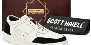 Mens SE1006 Black & White Synthetic Casual Shoes