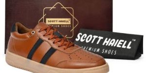 Mens SE1007 Brown Synthetic Casual Shoes