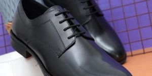 Mens SE1013 Black Leather Shoes