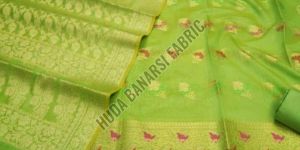 Ladies Banarasi Resham Alfi Suit