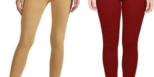 Ladies Plain Lycra Leggings
