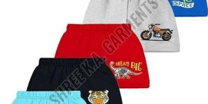 Multicolor Cotton Kids Fancy Shorts