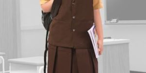 Girls ST. Theresa 7 to 10 Class School Uniform