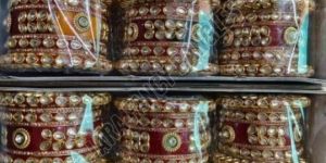 Artificial Pearls Screw Ladies Bangles