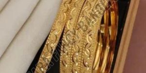 No Stone Brass Ladies Bangles