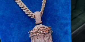 Gold Silver 925 Iced Out Hip Hop Rapper Pendant