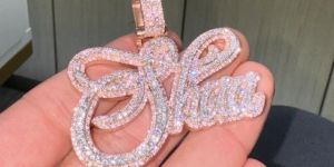 Moissanite Fully Iced Out Pendant