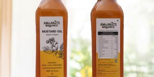 1 Litre Amaanats Organics Mustard Oil