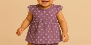 Textile Frock with Pant Soft, Breathable Floral Dress