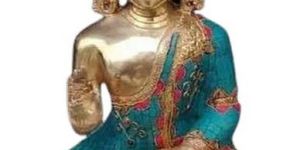 Brass Blessing Buddha Statue